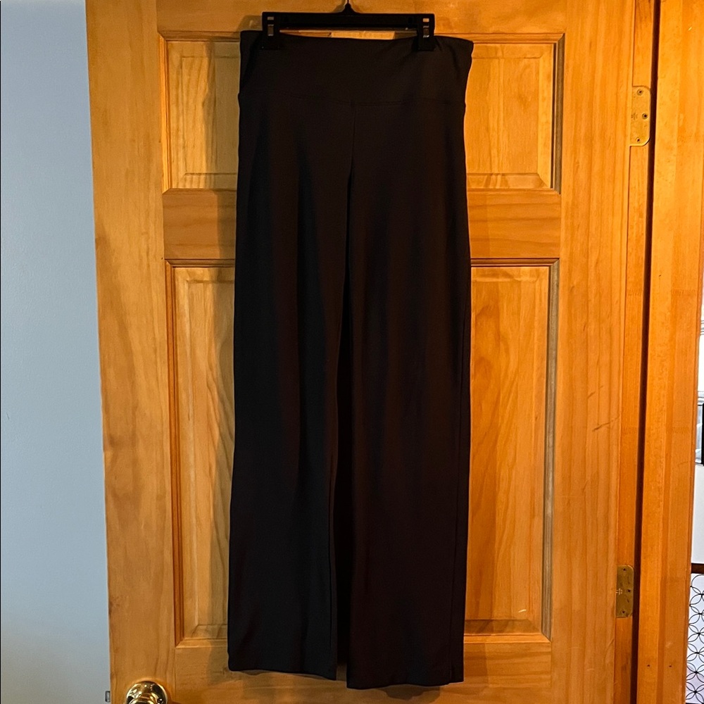 Black Wide-Leg Women's Pants - Classic Pull-On Style